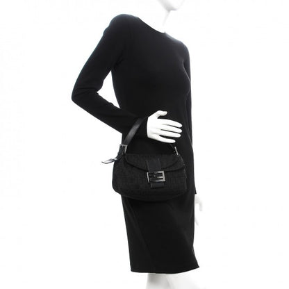 Fendi Zucchino Baguette Black 2 of 9