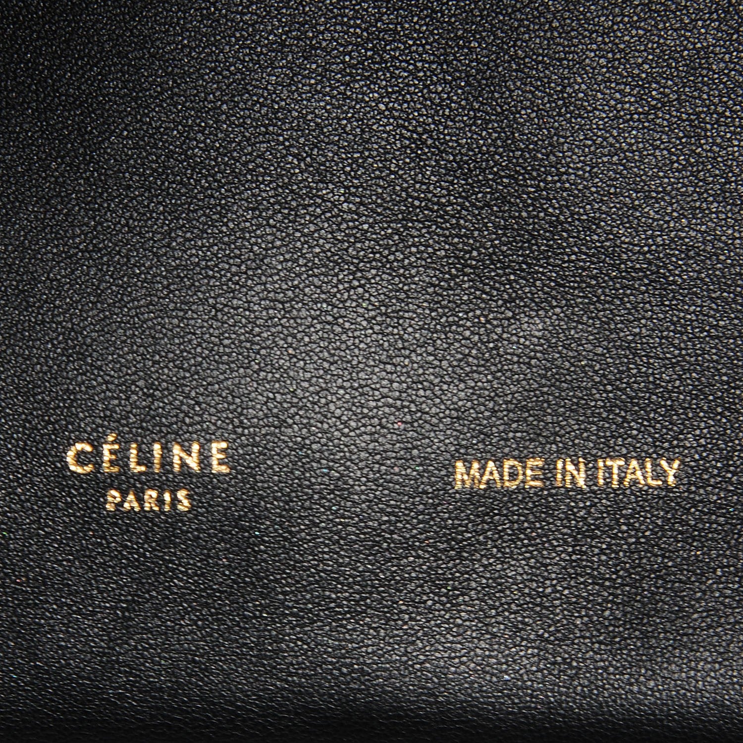 Celine Lambskin Roll Clutch Black 6 of 8