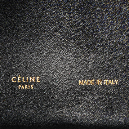 Celine Lambskin Roll Clutch Black 6 of 8