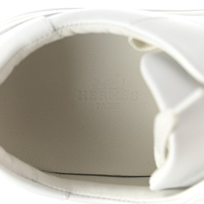 Hermes Calfskin Day Sneakers 40 White 7 of 8
