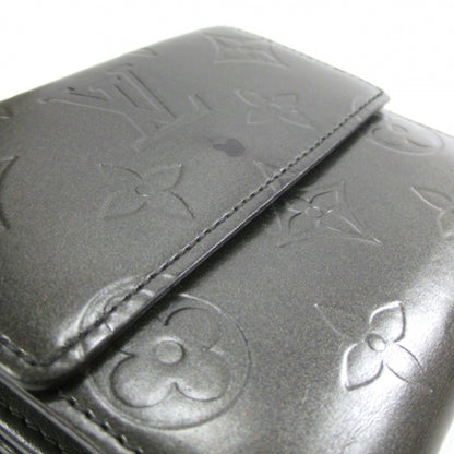 Louis Vuitton Mat Monogram Elise Wallet Black 5 of 8