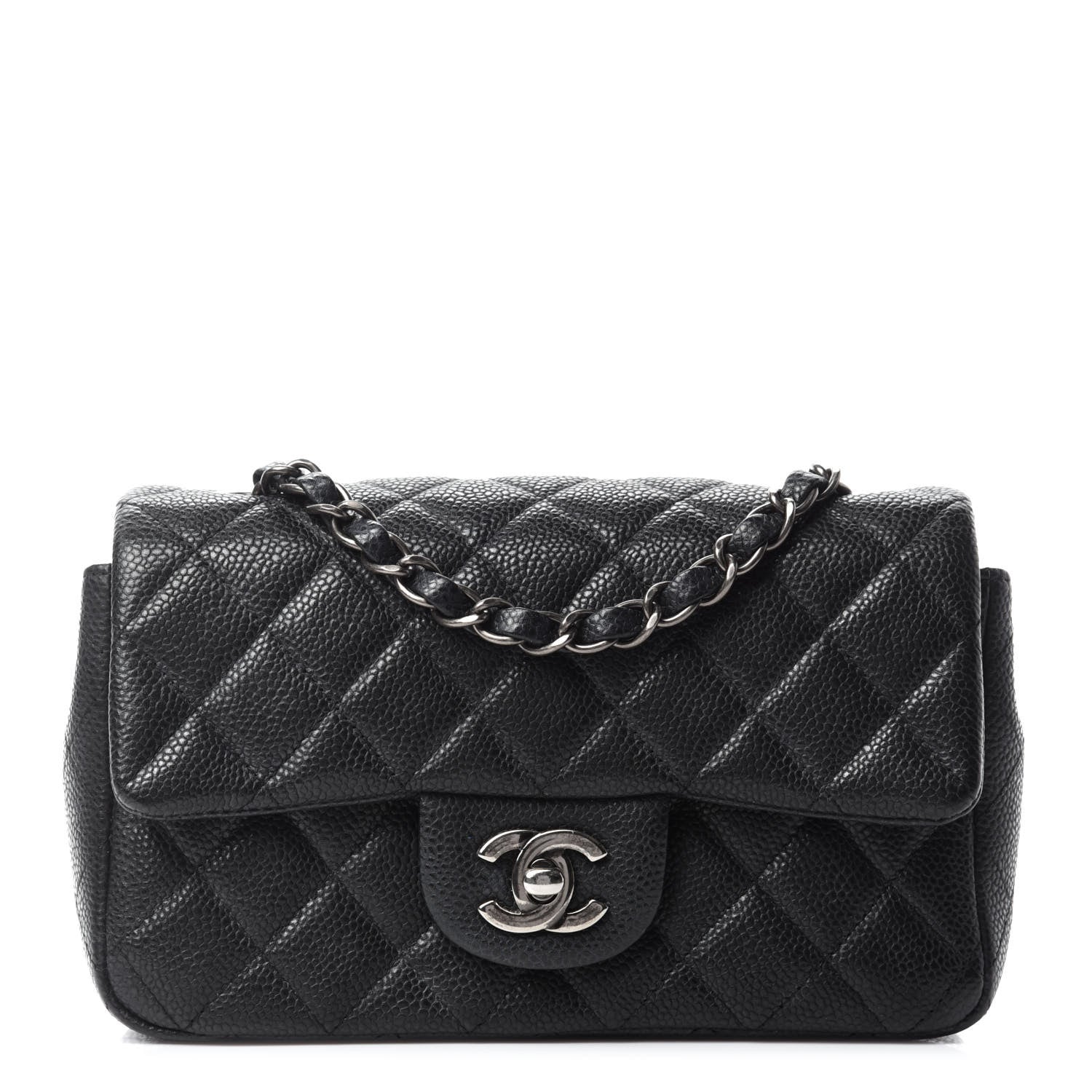 Chanel Caviar Quilted Mini Rectangular Flap Black 1 of 13