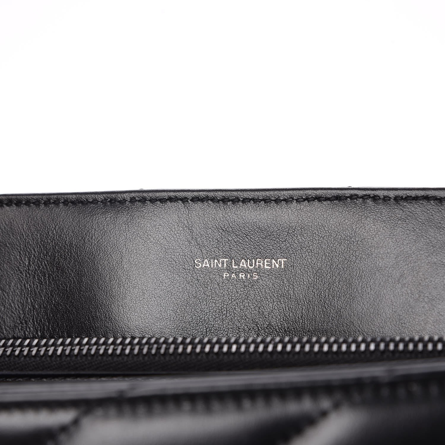 Saint Laurent Calfskin Y Quilted Monogram Medium Loulou Chain Satchel Black 9 of 9