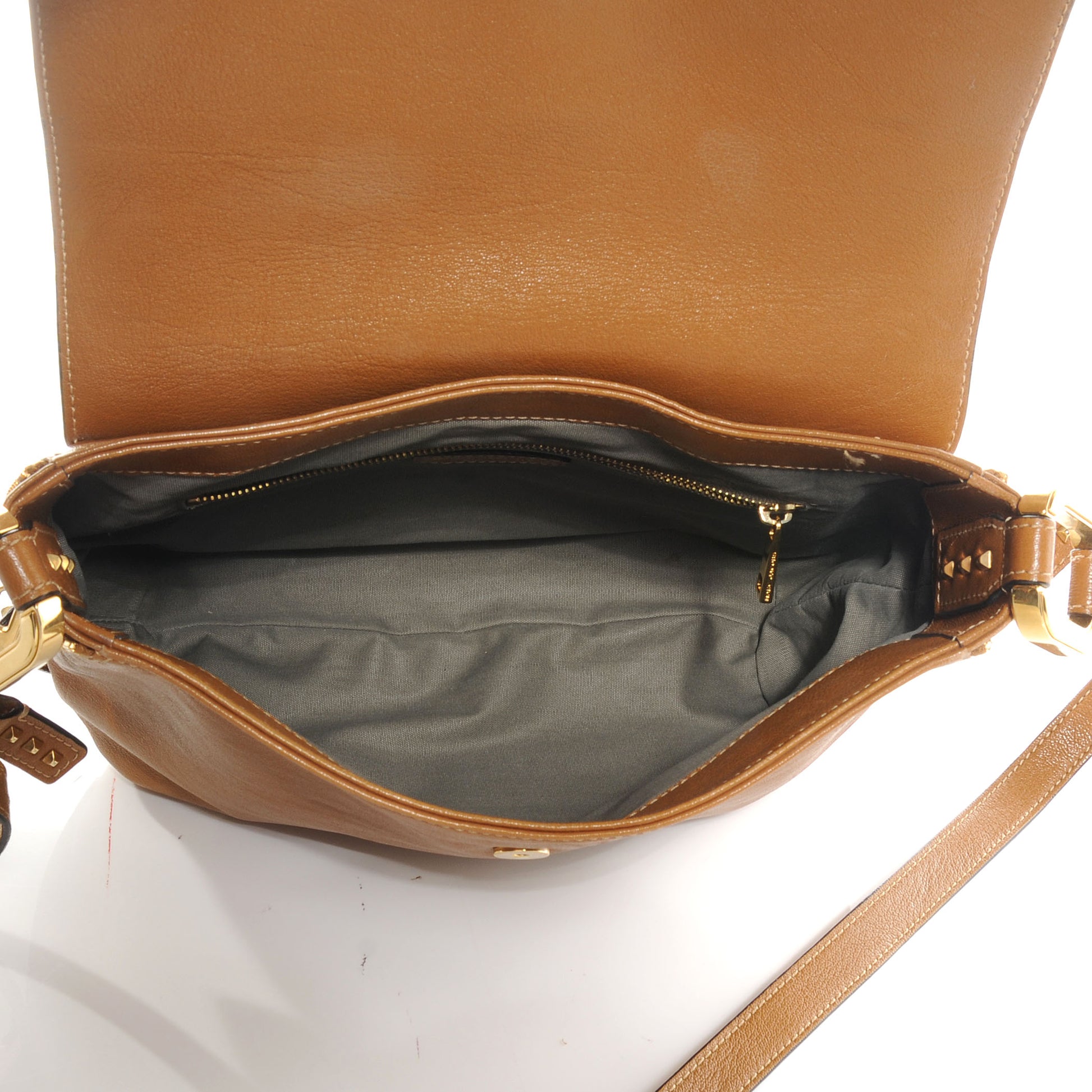 Marc Jacobs Lambskin Paradise Baxter Messenger Light Brown 5 of 10