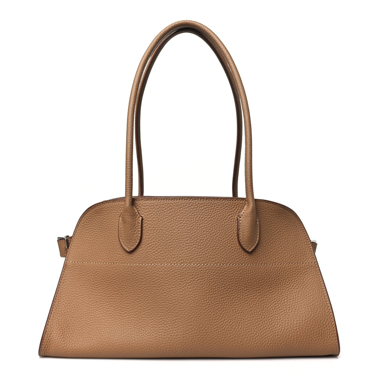 Grained Calfskin Margaux Shoulder 12 Sandpit