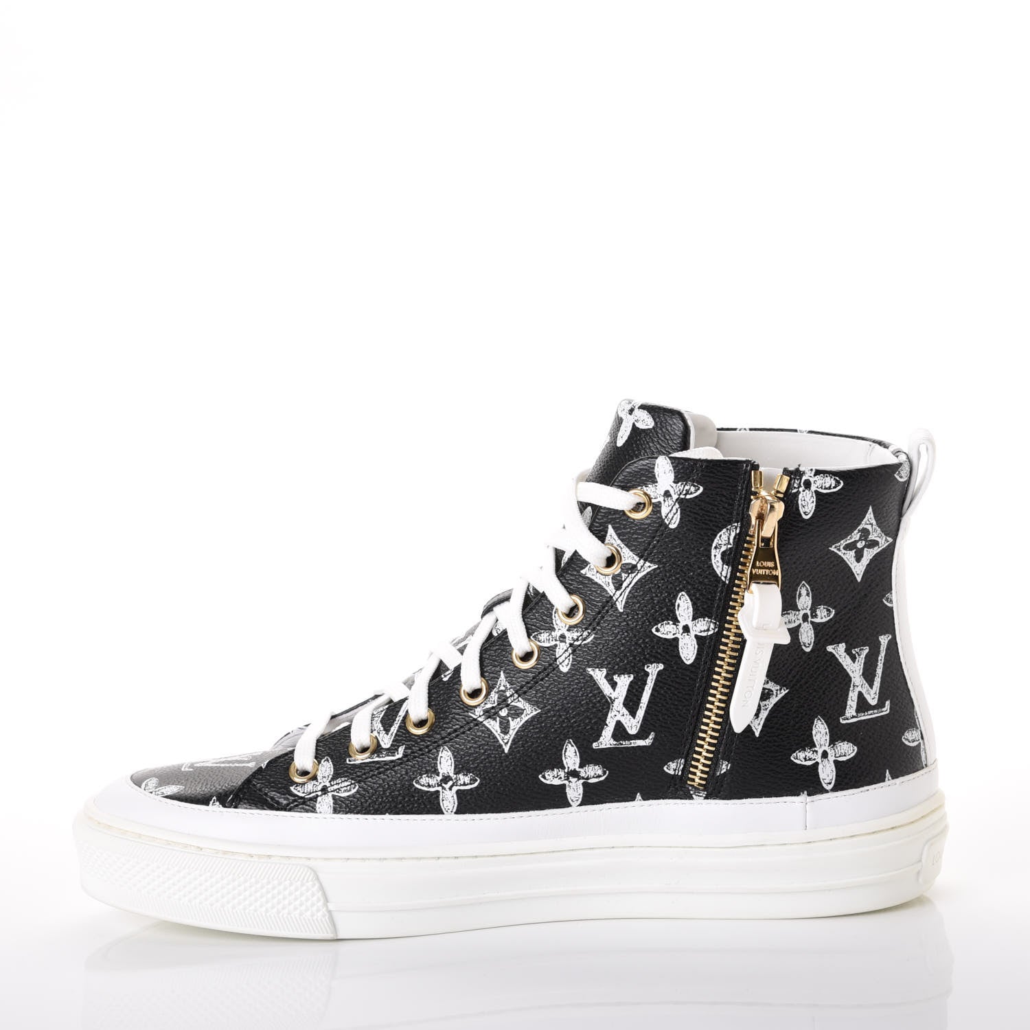 Louis Vuitton Catogram Stellar Sneaker Boots 39 Black 2 of 10