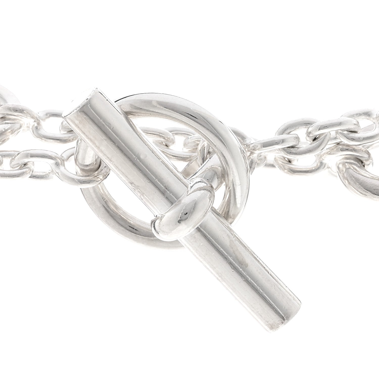 Hermes Sterling Silver Farandole Necklace 160 4 of 5