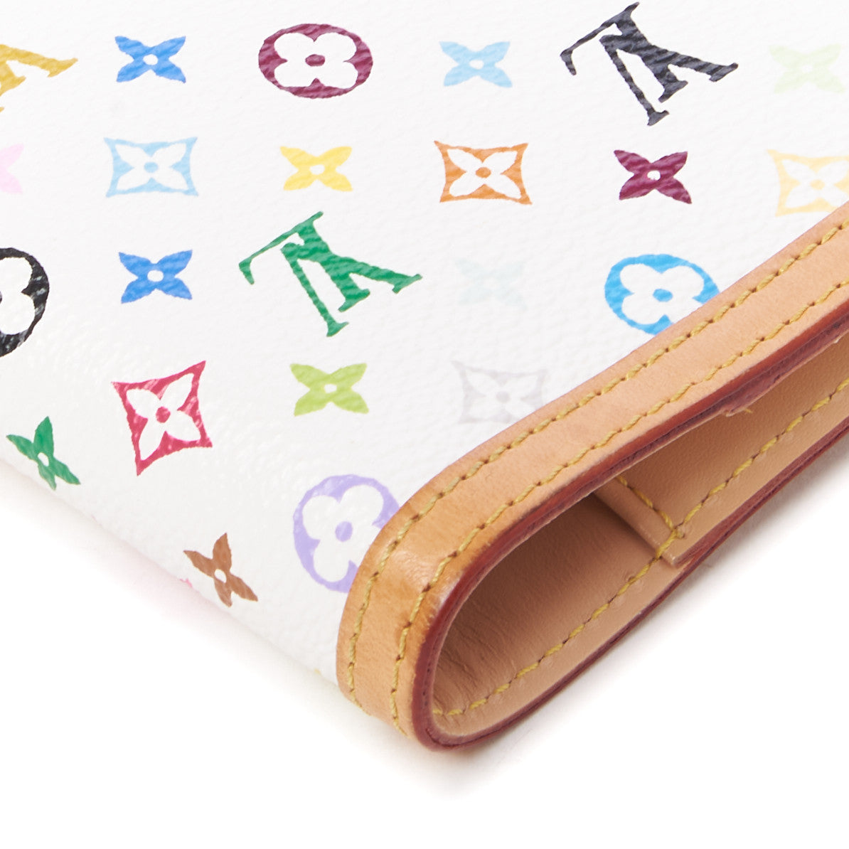 Monogram Multicolor Small Ring Agenda Cover White