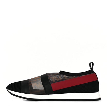 Fendi Technical Mesh FF Sneakers 38 Tobacco Red 1 of 8