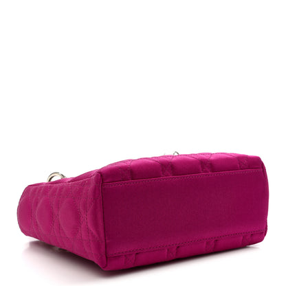 Christian Dior Satin Cannage Mini Lady Dior Pink 4 of 10