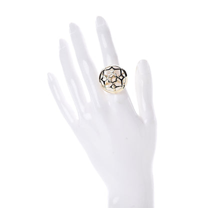 Tiffany 18K Yellow Gold Paloma Picasso Zellige Medallion Ring 49 5 2 of 7