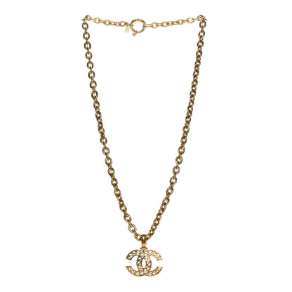 Chanel Chain CC Long Necklace Gold 3 of 5