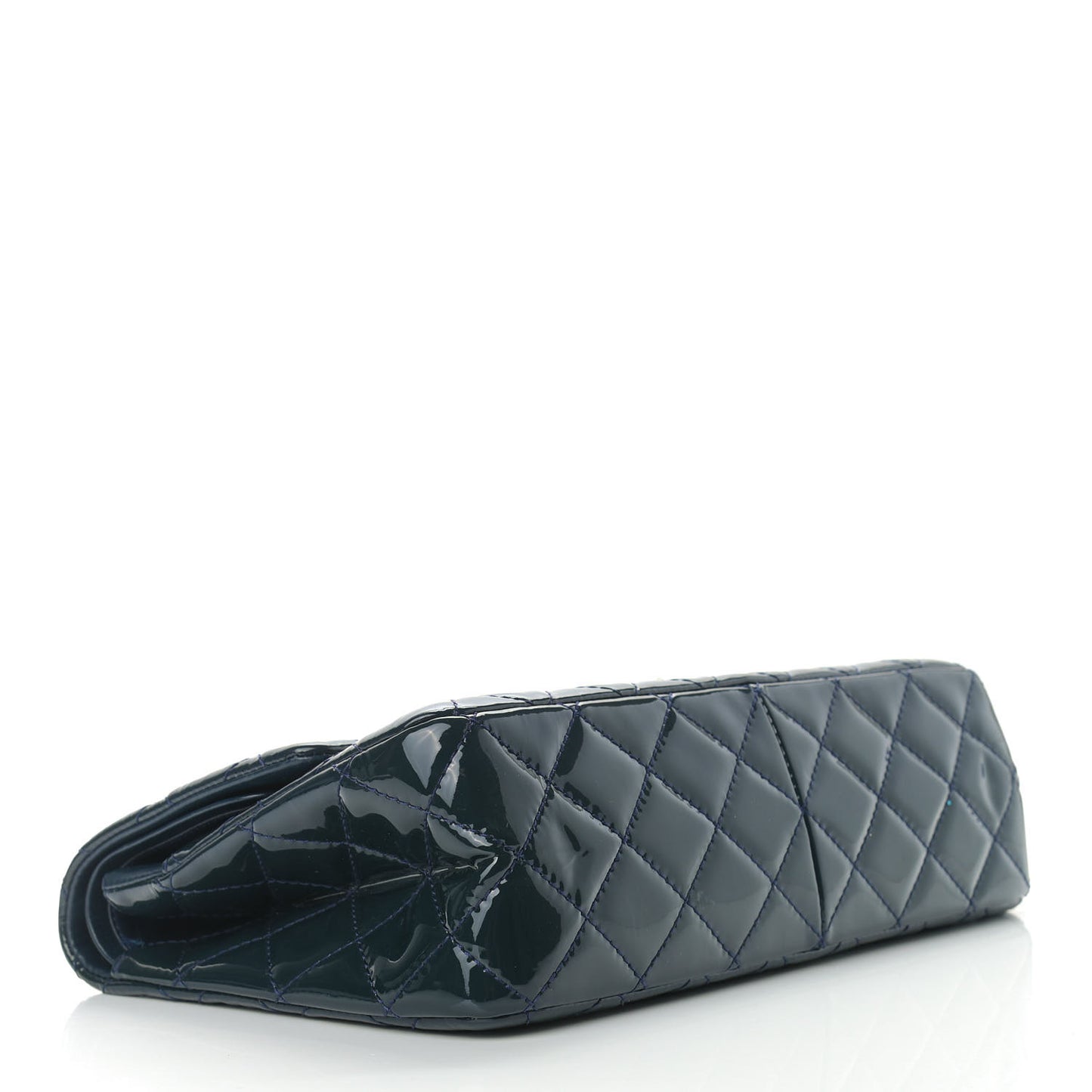Patent Quilted 2.55 Reissue 227 Flap Dark Blue