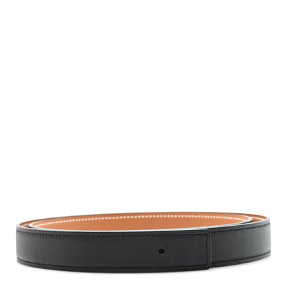 Hermes Swift Epsom 24mm Belt Strap 95 38 Black Gold 1 of 5