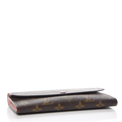 Louis Vuitton Monogram Emilie Wallet Rose Ballerine 4 of 8