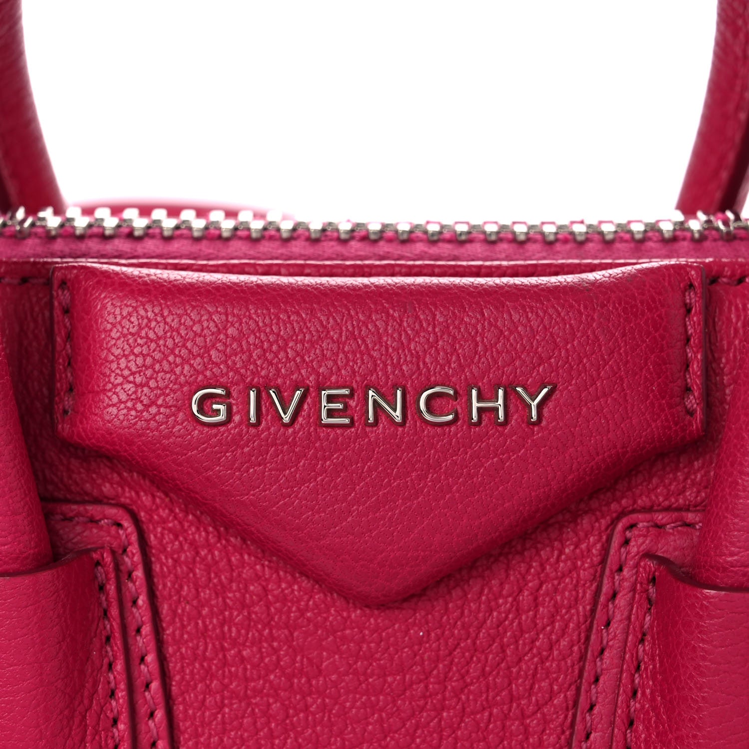 Givenchy Sugar Goatskin Mini Antigona Fushia 14 of 14
