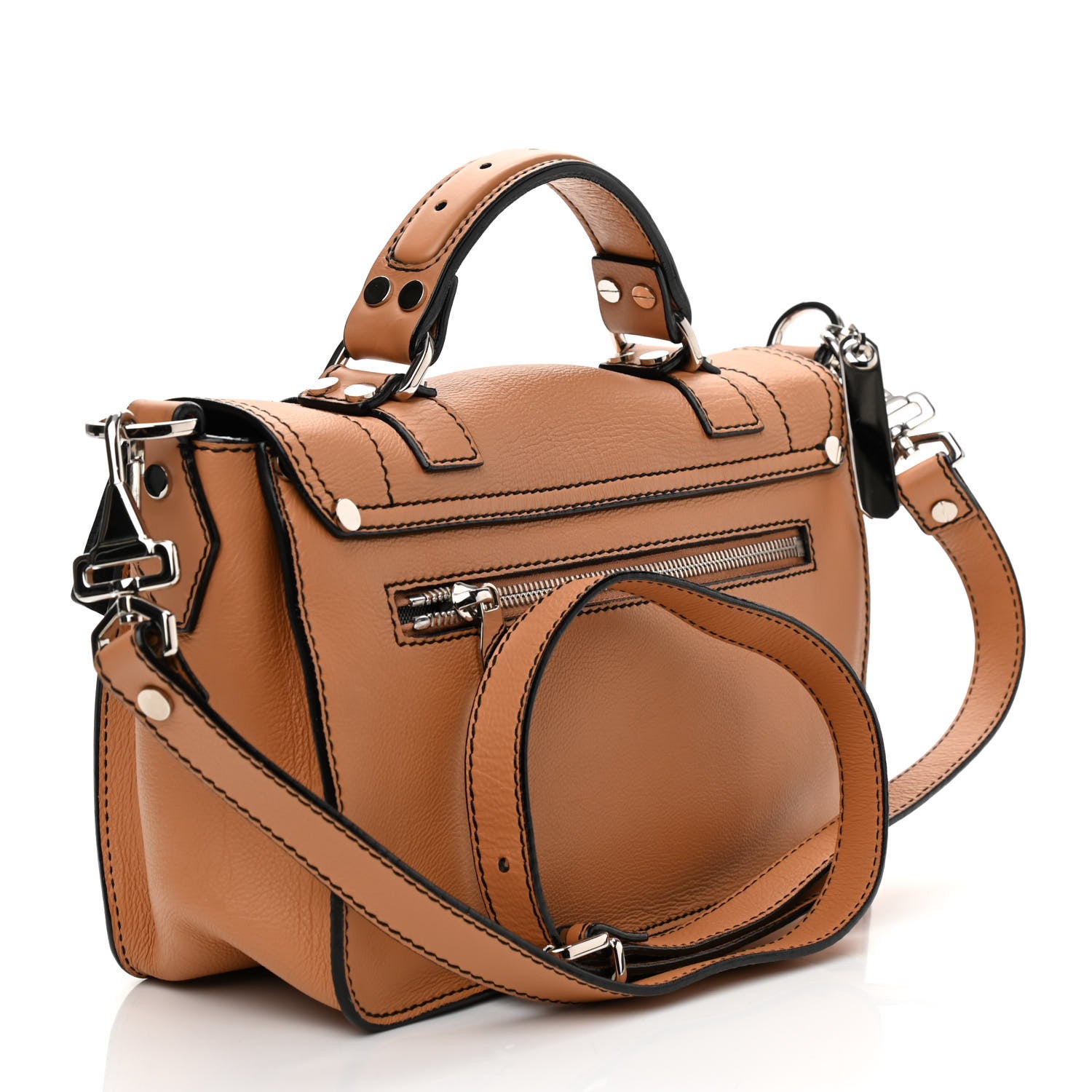 Proenza Schouler Lambskin Tiny PS1 Satchel Birch 3 of 9