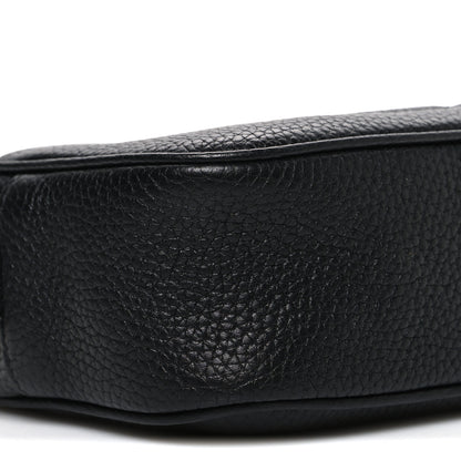 Gucci Pebbled Calfskin Mini Soho Disco Bag Black 9 of 10