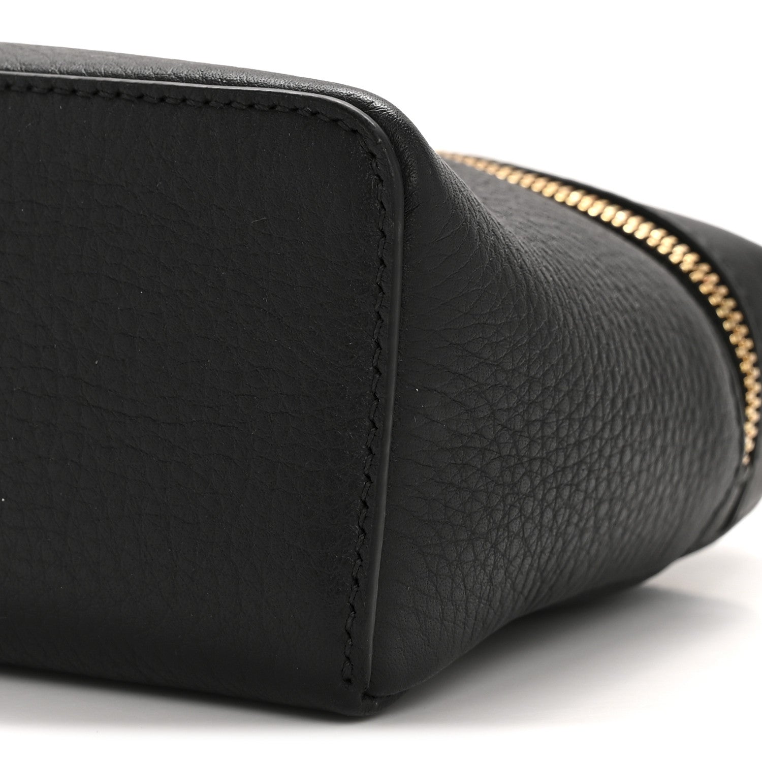 Loro Piana Grained Calfskin L19 Extra Pocket Pouch Black 9 of 10