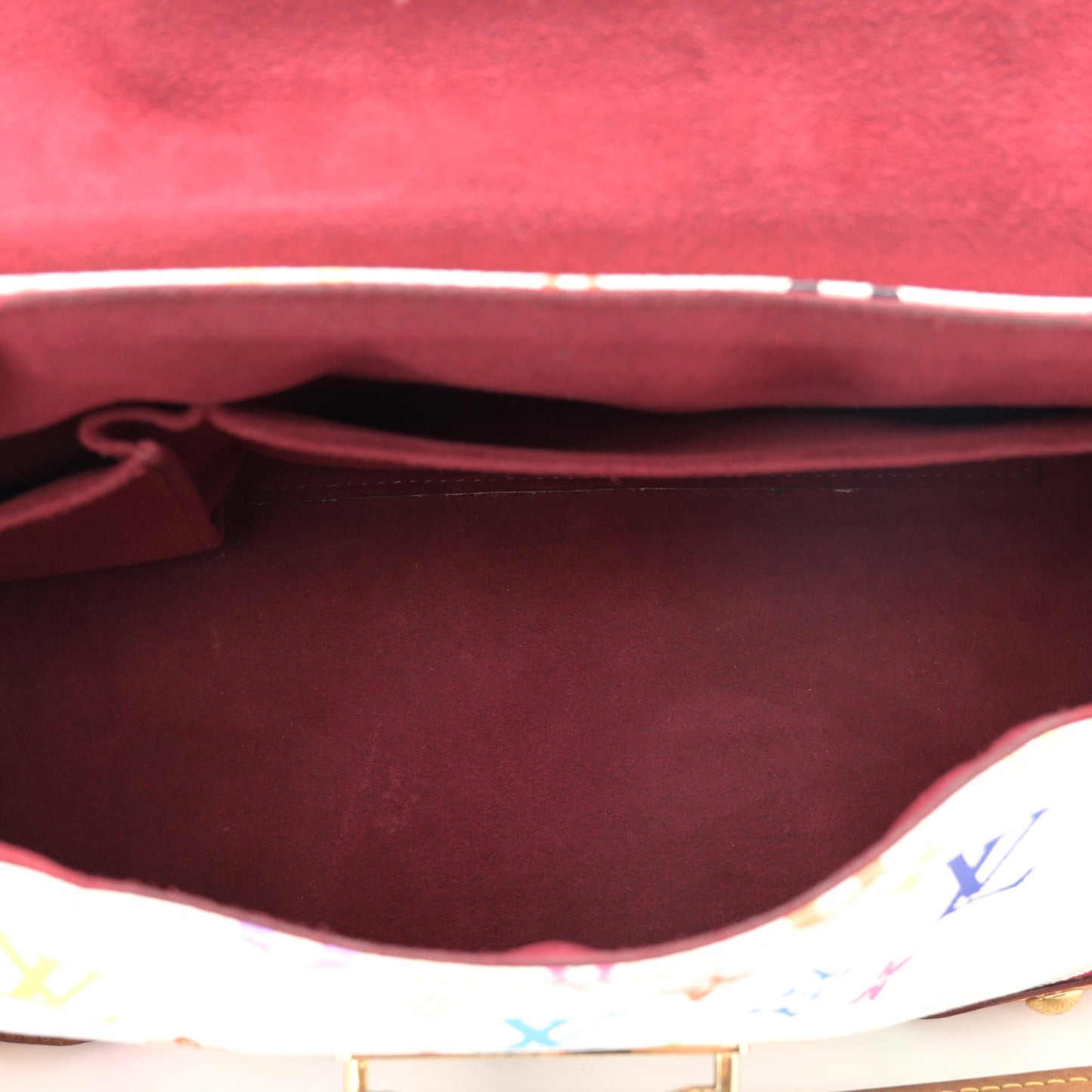 Monogram Multicolor Beverly MM White