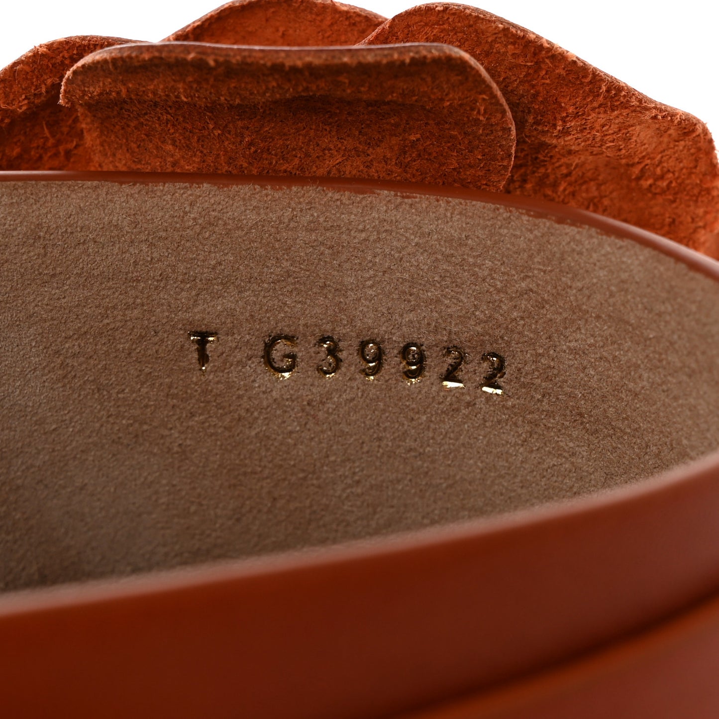 Calfskin Camellia Clogs 41 Brown