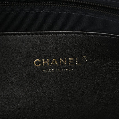 Chanel Denim Calfskin Quilted Small Deauville tote  Black 5 of 9