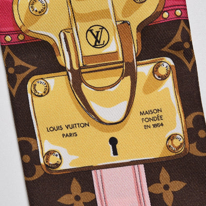 Louis Vuitton Silk Monogram Summer Trunks Bandeau Brown 3 of 7