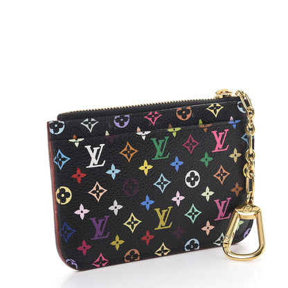Louis Vuitton Monogram Multicolor Key Pouch Black Grenade 3 of 7