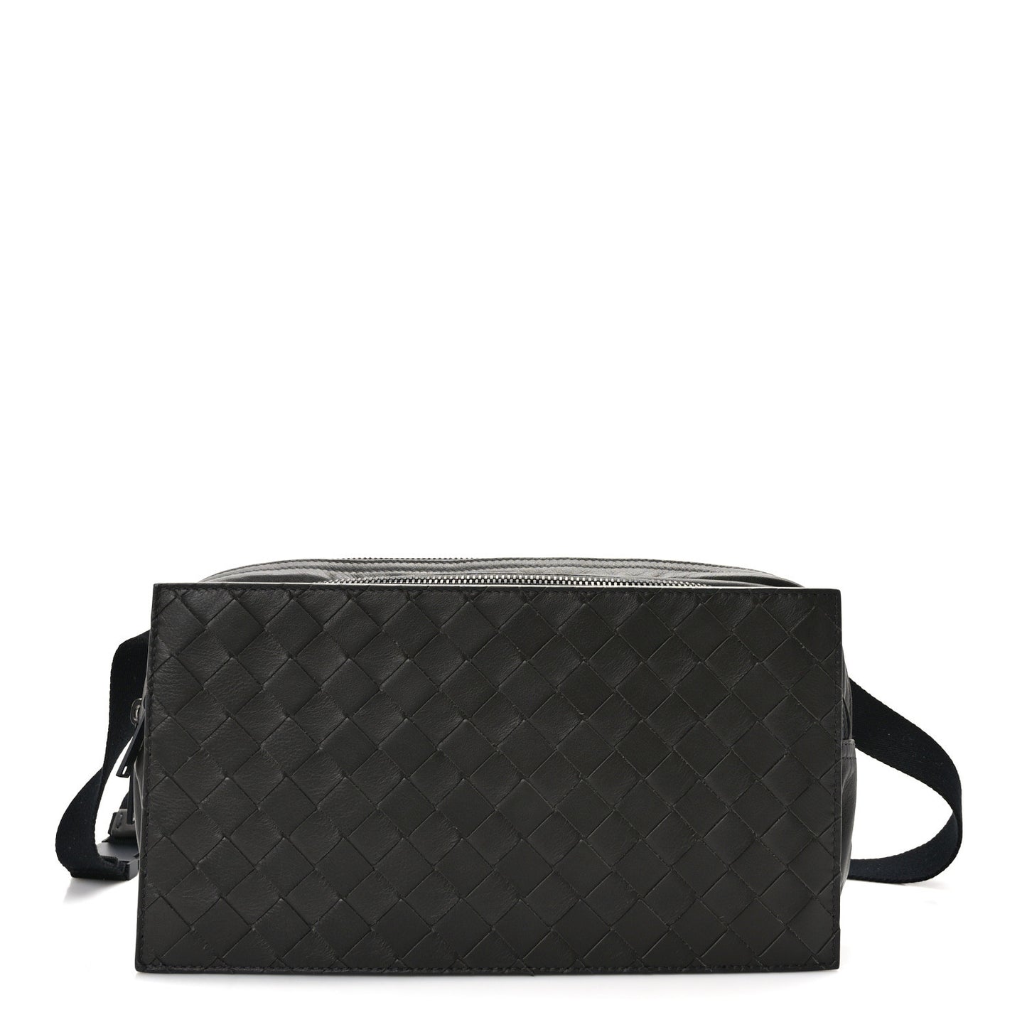 Nappa Intrecciato Belt Bag Light Graphite