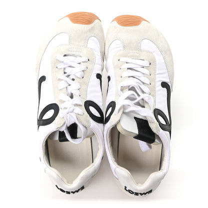 Loewe Nylon Suede Ballet Runners 2.0 Sneakers 40 White Black 2 of 9