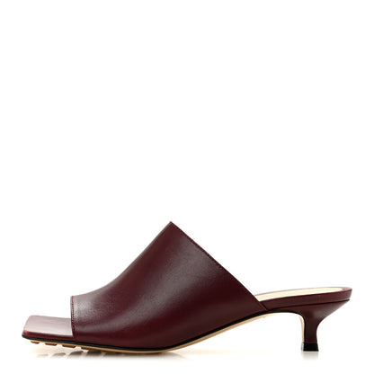 Bottega Veneta Lambskin Stretch Mule 40mm Sandals 35 Barolo 1 of 8