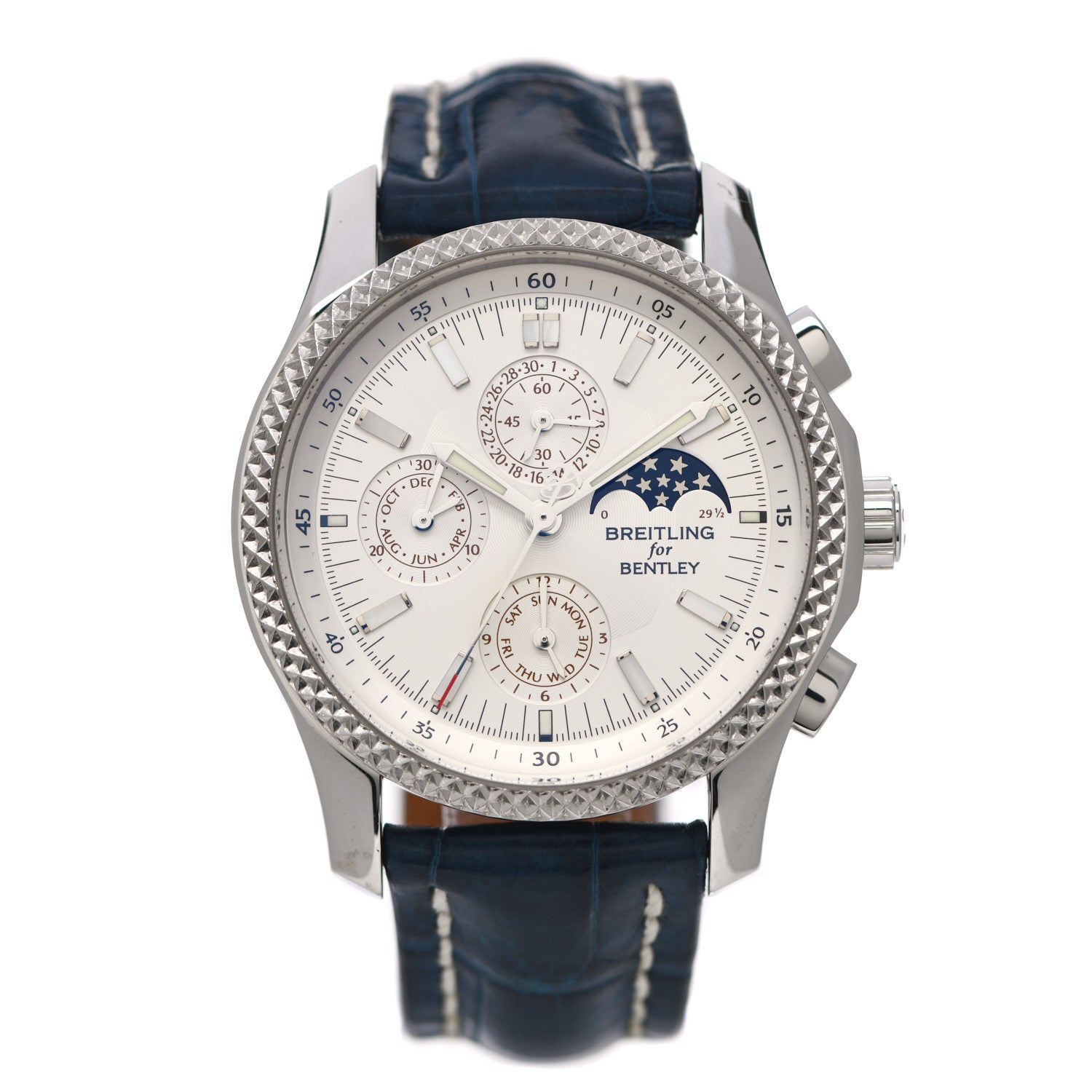Breitling Stainless Steel Platinum Alligator 42mm Bentley Mark VI Automatic Watch P19362 1 of 12