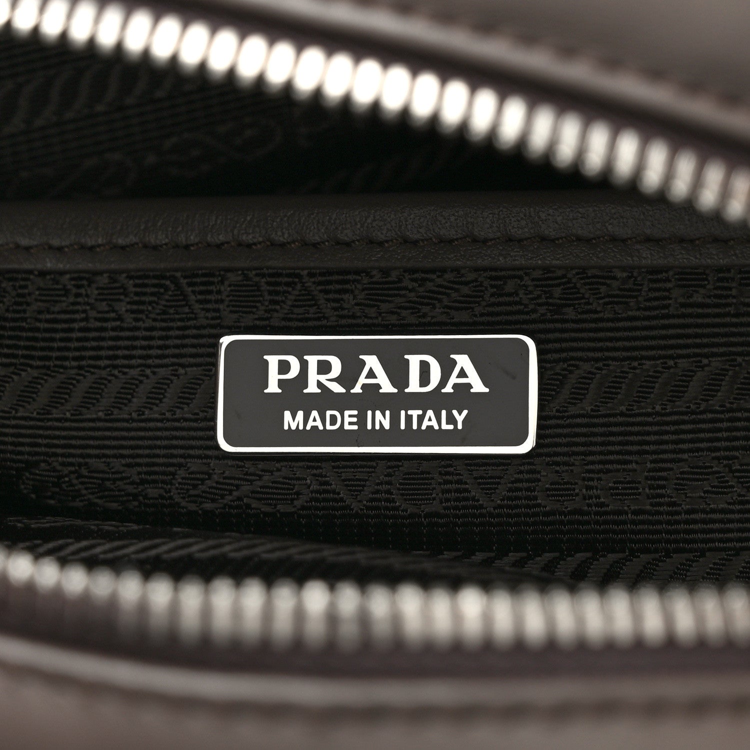 Prada Soft Calfskin Impunture Diagramme Day Backpack Bambu 6 of 12