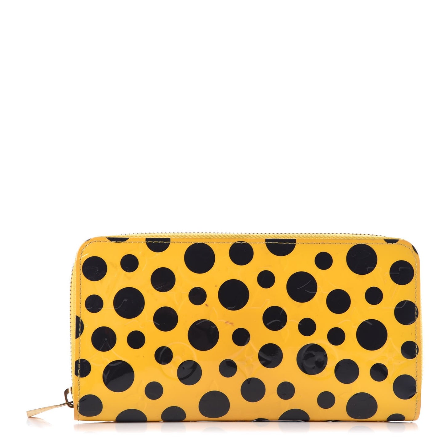 Vernis Kusama Infinity Dots Zippy Wallet Yellow