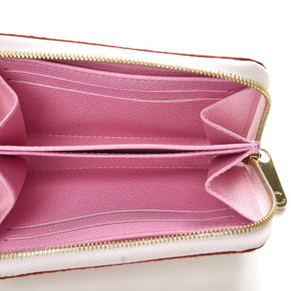 Louis Vuitton Monogram Multicolor Zippy Coin Purse Wallet White Litchi 5 of 6