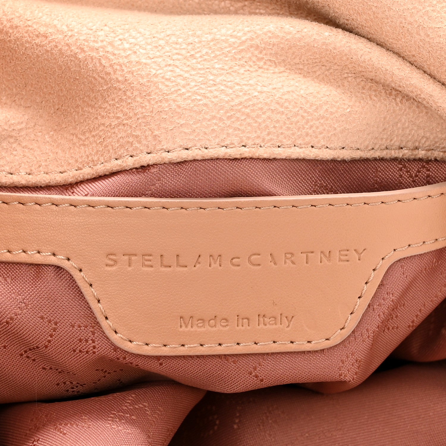Stella McCartney Shaggy Deer Mini Falabella Fold Over Tote Beige 6 of 11
