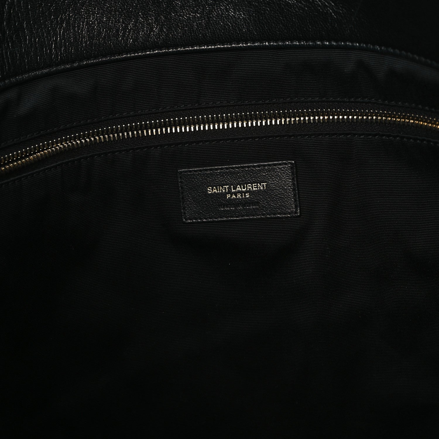 Saint Laurent Lambskin Quilted Maxi Icare Shopping Tote Black 6 of 11