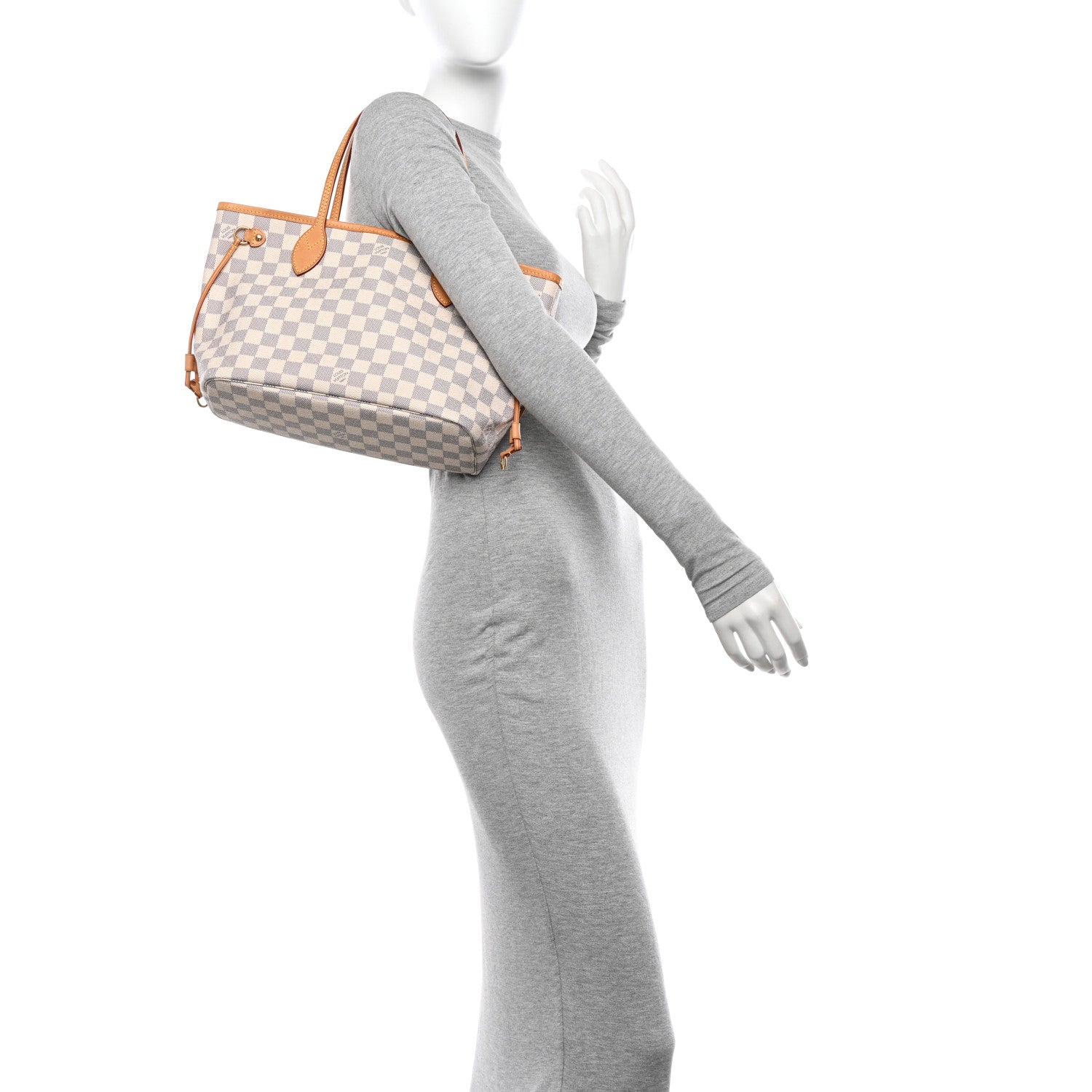 Louis Vuitton Damier Azur Neverfull PM 2 of 13