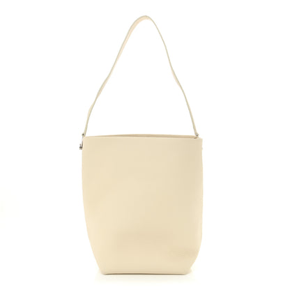 The Row Grained Calfskin Medium N/S Park Tote Ivory 1 of 11