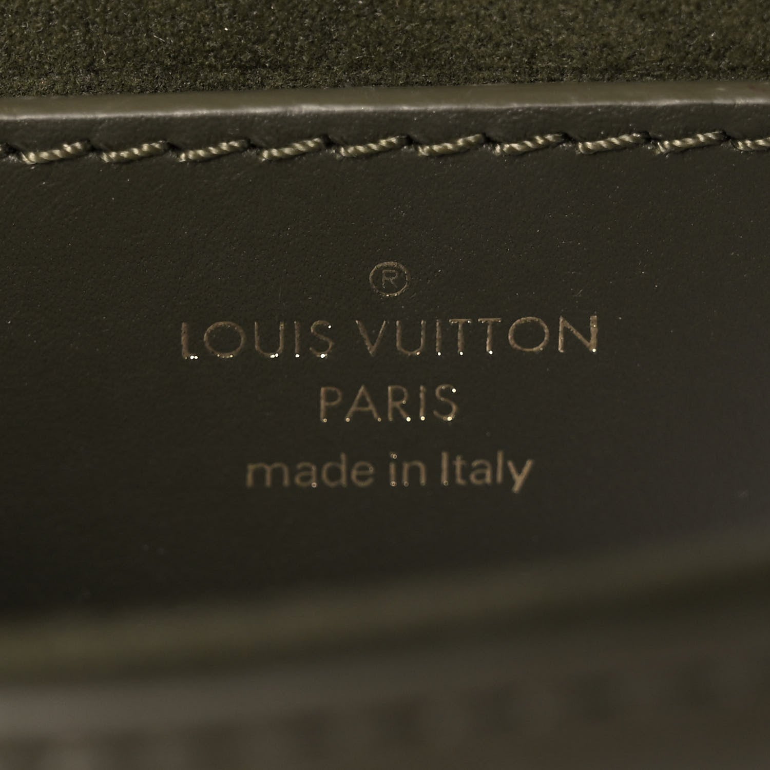 Louis Vuitton Calfskin New Wave Multi Pochette Kaki 5 of 14