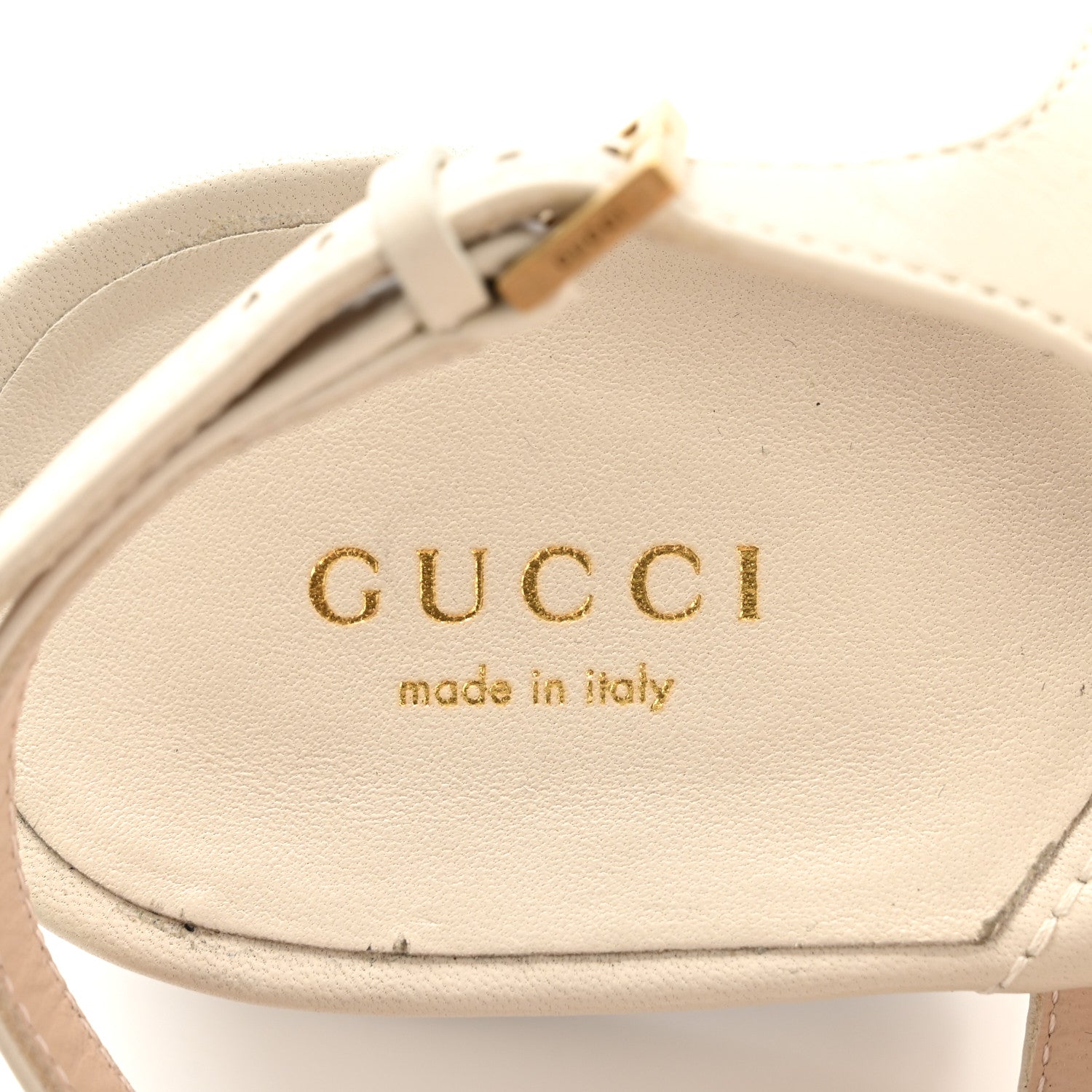 Gucci Nappa Matelasse Double G 35mm Thong Sandals 40 Mystic White 8 of 9
