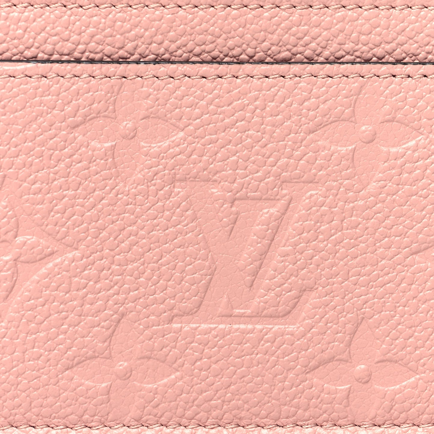 Empreinte Zipper Card Holder Rose Poudre