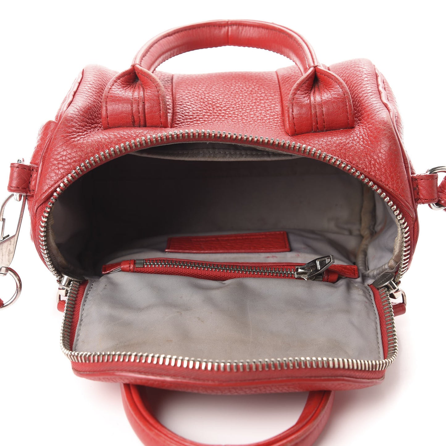 Pebbled Lambskin Mini Rockie Cult Rhodium Hardware