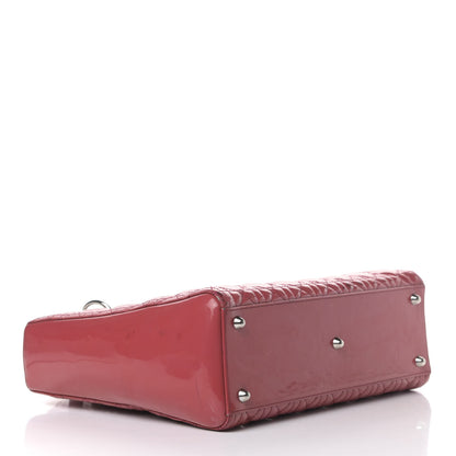 Christian Dior Patent Cannage Large Lady Dior Fuchsia 3 of 8