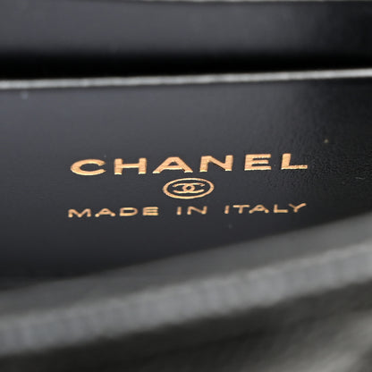 Chanel Caviar Quilted Coco Handle Clutch With Chain Black 6 of 10