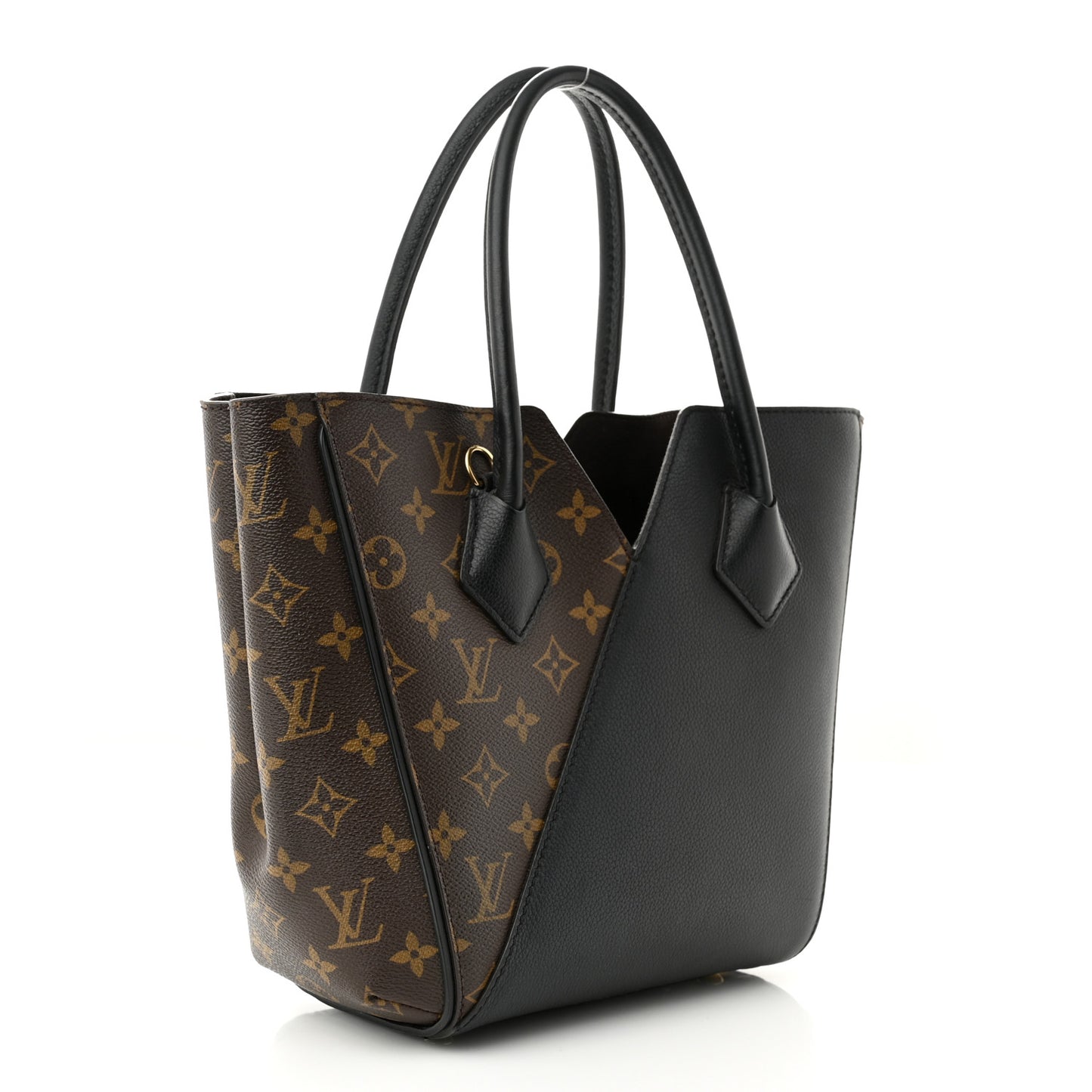 Calfskin Monogram Kimono Tote PM Black