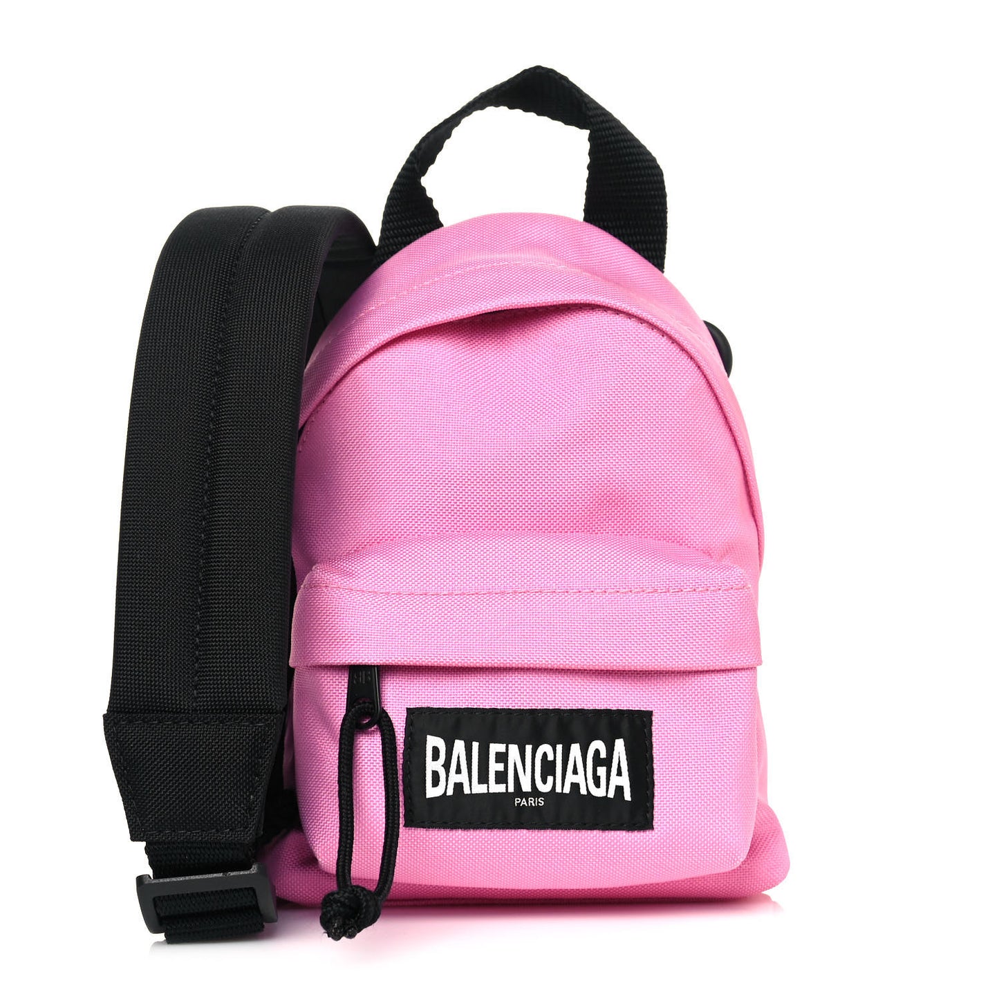 Recycled Casual Nylon Mini Oversized Backpack Pink