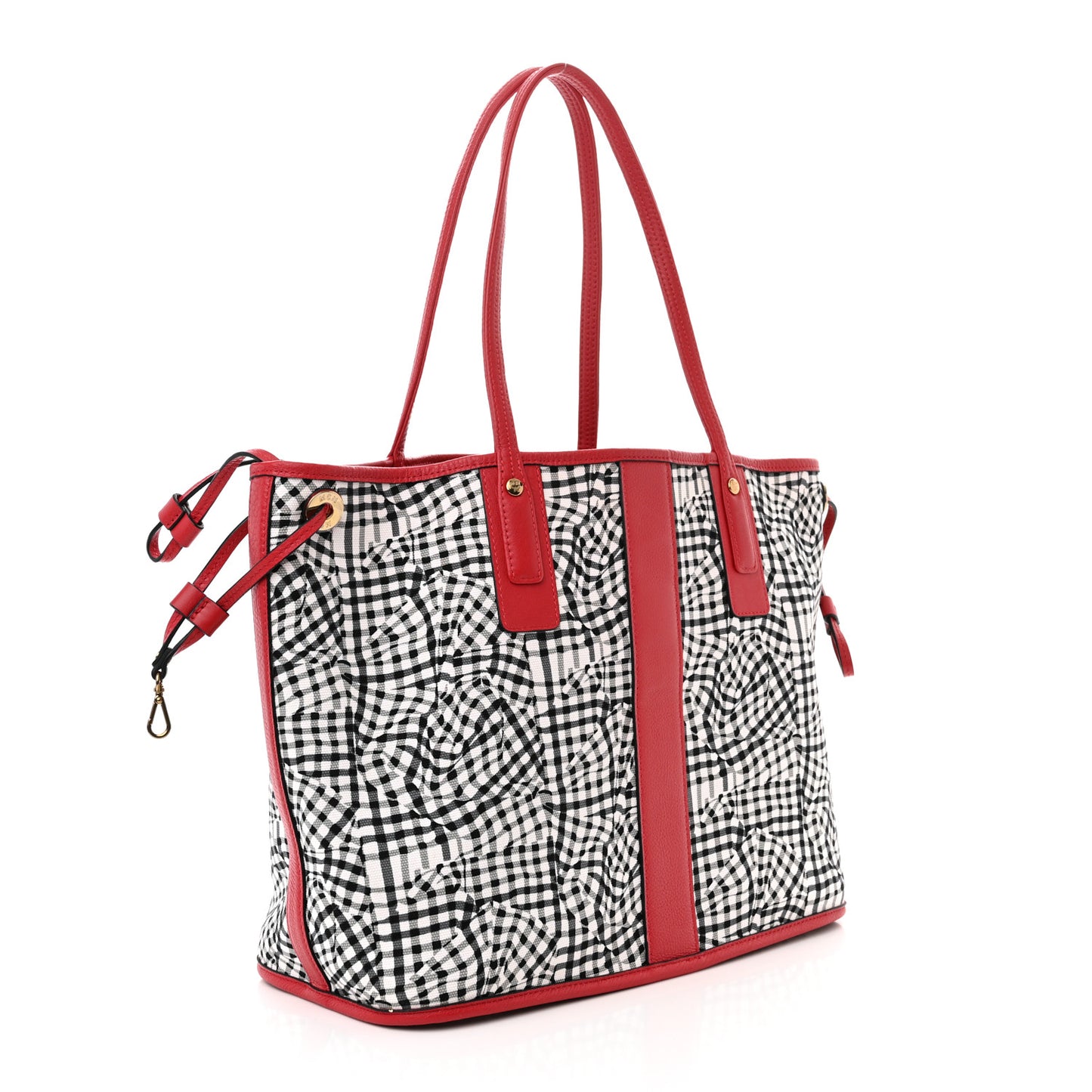 Visetos Medium Liz Reversible Shopper Tote Ruby Red