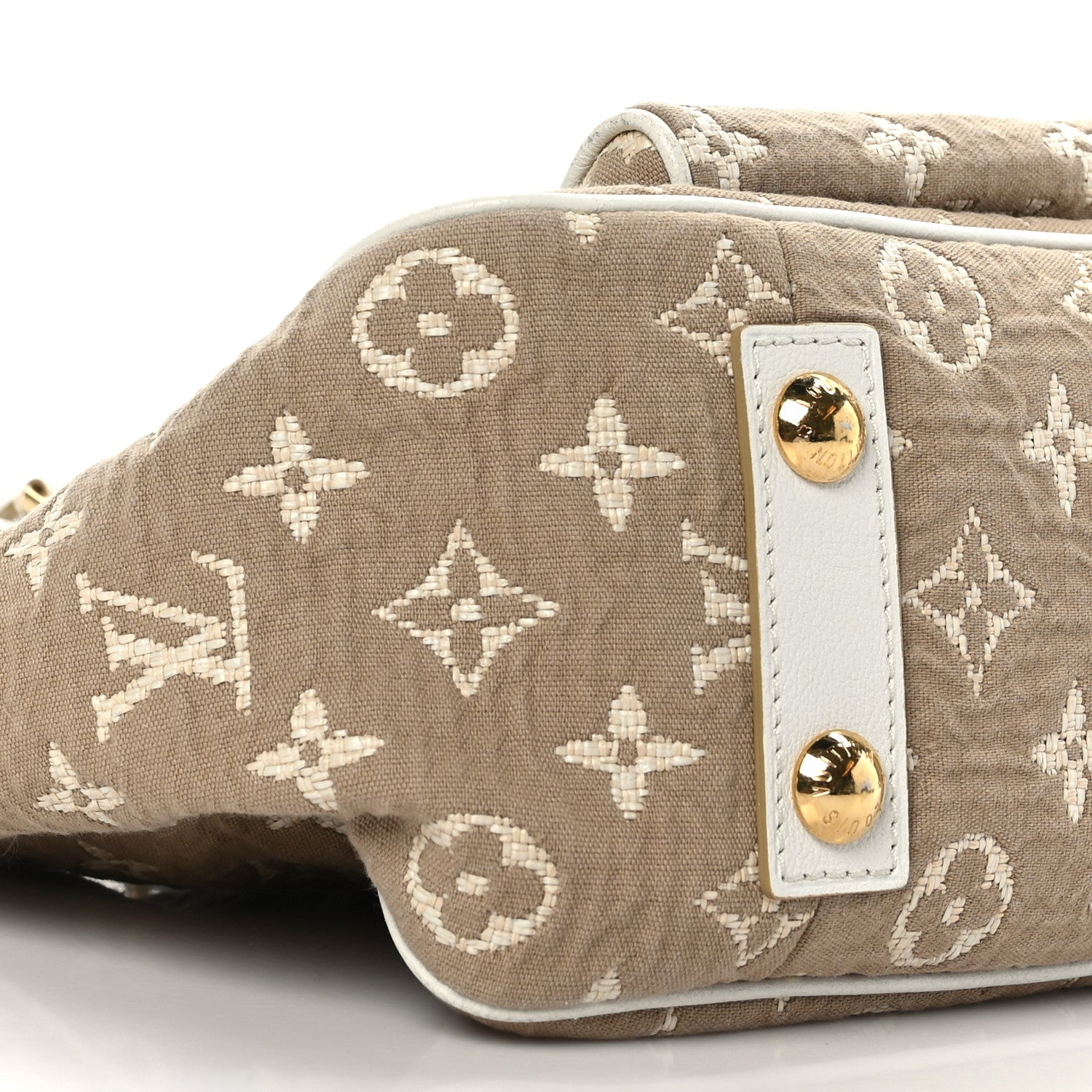 Louis Vuitton Monogram Sabbia Cabas MM White 7 of 8