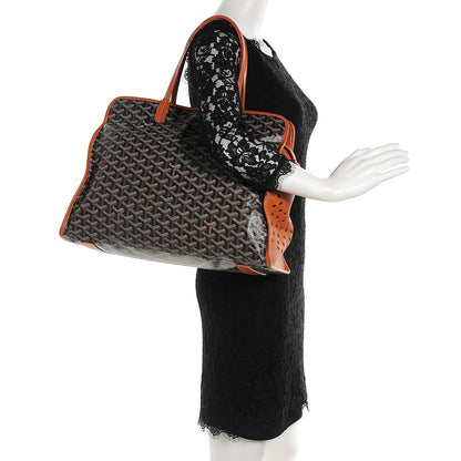 Goyard Goyardine Sac Hardy Pet Carrier PM Black Gold 2 of 10